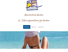 Tablet Screenshot of branchenbuch-usedom.de